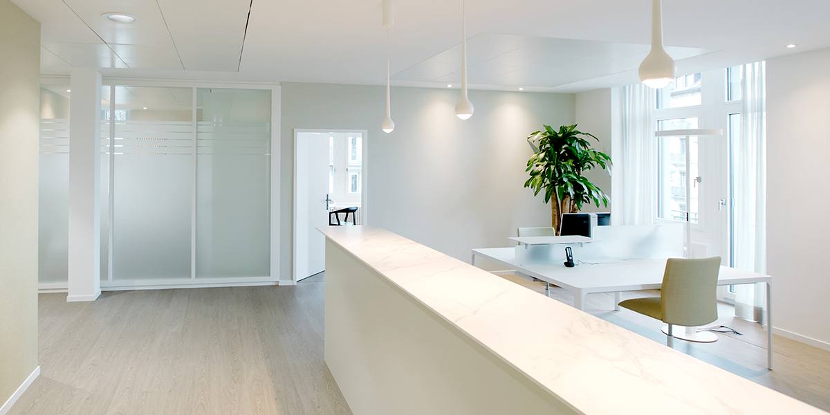 Empfangsraum, Praxis für Angiologie – Fachärztin FMH Angiologie und Innere Medizin Praxis am Römerhof